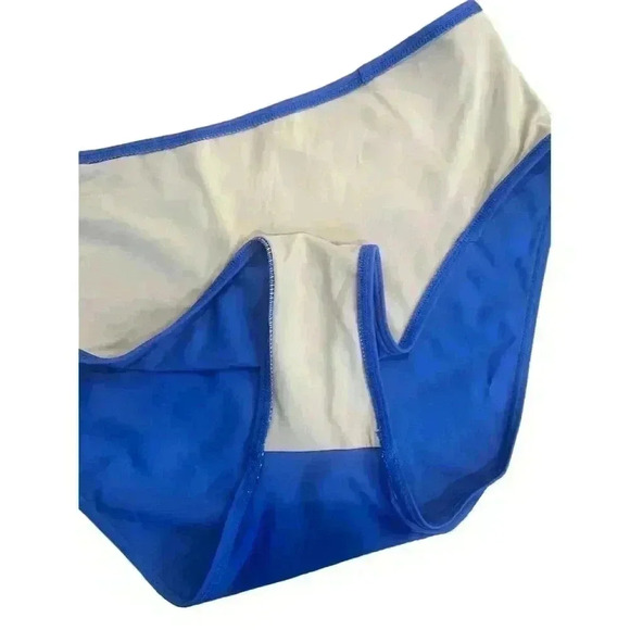 Summersalt Women's High-Waist Bikini Bottom Blue Size 6 - Picture 3 of 9